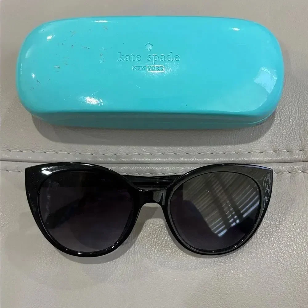 Kate Spade New York Samantha/S 8079O Black Cat Eye Sunglasses.